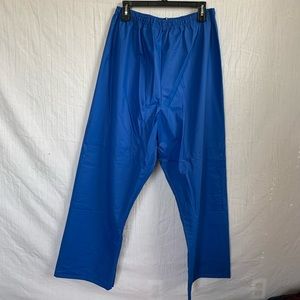 Royal Blue Mens Rubbery Storm Champ Pants 31 Waist